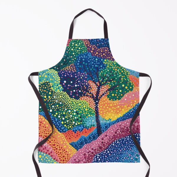 Item preview, Pointillism Landscape designed and sold by Myra365Art.