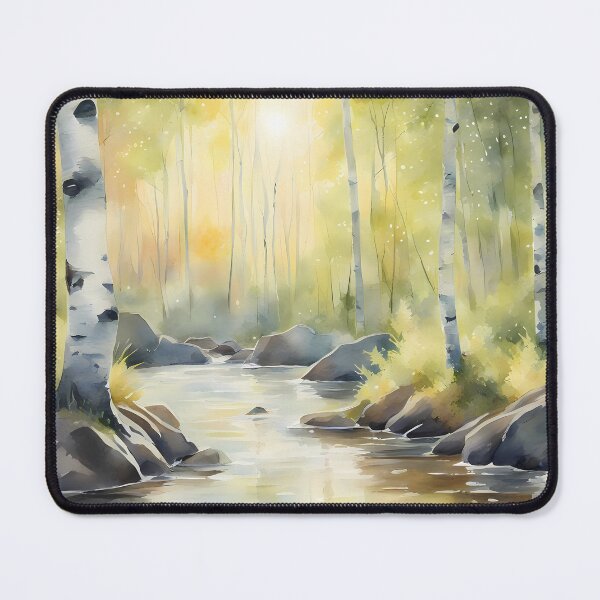 Item preview, Peaceful Birch Creek designed and sold by CalmnessbyChoice.