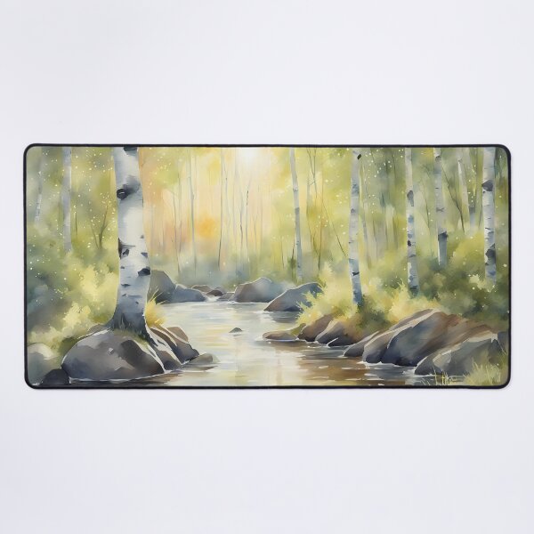 Item preview, Peaceful Birch Creek designed and sold by CalmnessbyChoice.