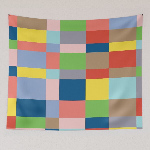 Item preview, Spring colors cube style pattern designed and sold by Patterns-2024.