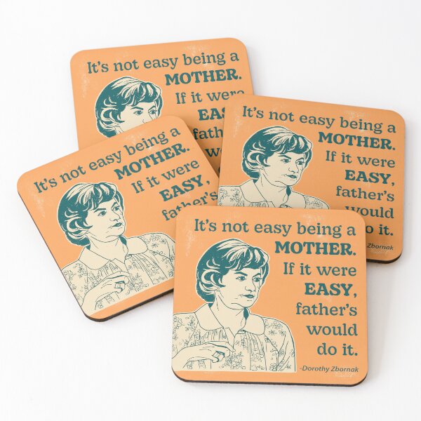 Item preview, It's Not Easy Being a Mother Golden Girls designed and sold by Gems-Canvas.