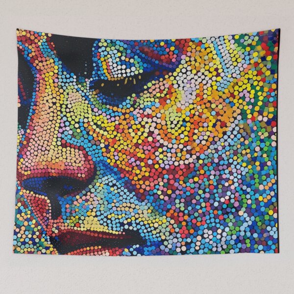 Item preview, Pointillism Face designed and sold by Myra365Art.