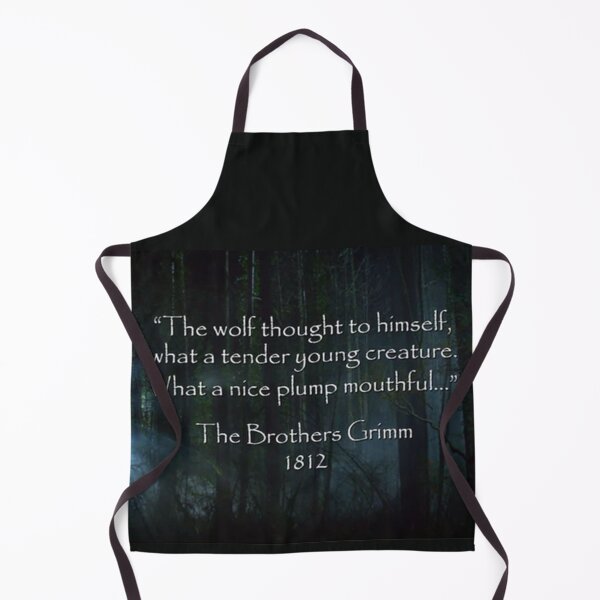 Item preview, Quotes from TV Show Grimm “The wolf thought to himself, what a tender young creature. What a nice plump mouthful….” designed and sold by Lumen Nyx Art.