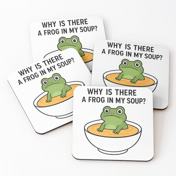 Item preview, Why Is There a Frog in My Soup? Surreal & Silly Surprise designed and sold by WonderBox.