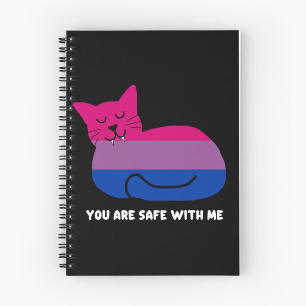 Item preview, You Are Safe With Me • Cat Loaf Ally Cat • Bisexual Pride designed and sold by MannyShop.