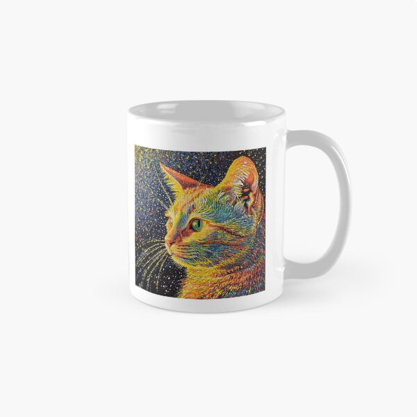 Item preview, Pointillism Image of Cat designed and sold by Myra365Art.