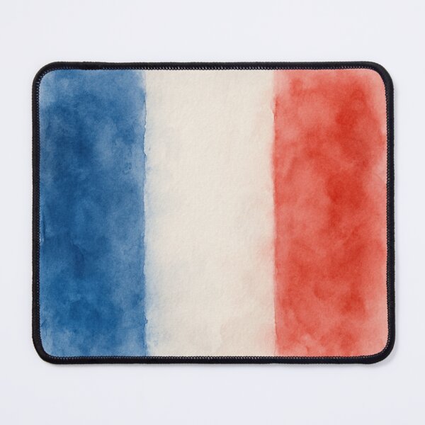 Item preview, France Flag Watercolor – Tricolor Brush Stroke Design designed and sold by PrometheusStyle.