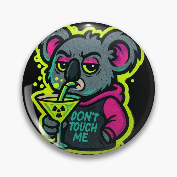 Item preview, Toxic Koala – Don’t Touch Me Vibes designed and sold by VIBE CRAFT STUDIO.