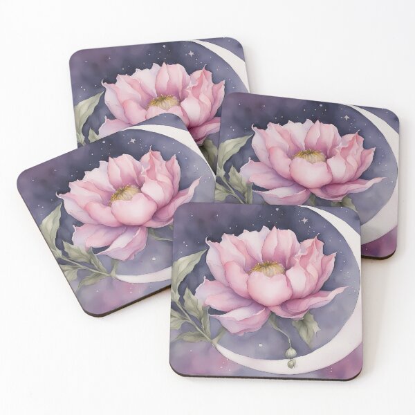 Item preview, Pink Moon Flower designed and sold by CalmnessbyChoice.