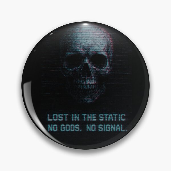 Item preview, Lost in the Static – Glitched Skull Cyberpunk Aesthetic designed and sold by Hirvipelto.