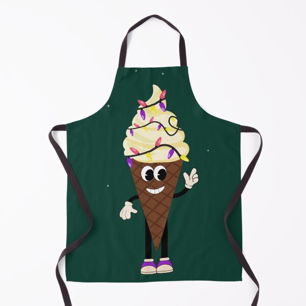 Item preview, Flat Design Holiday Illustration with Character Fun Ice Cream designed and sold by AlginaPugachova.