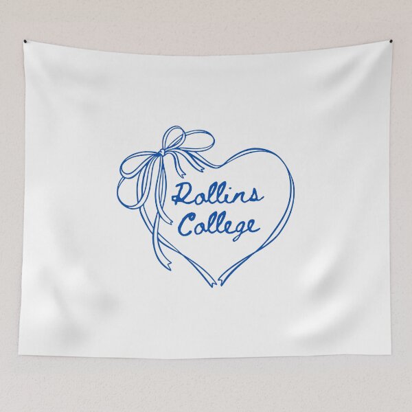 Item preview, baby blue rollins college heart and bow  designed and sold by jessicaleah15.