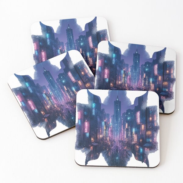 Item preview, Neon Blossom: City of Petals and Light designed and sold by AbstractAnom.