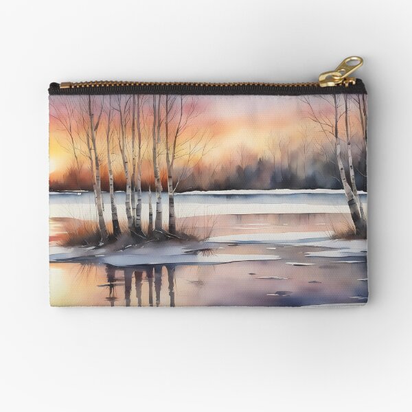 Item preview, Peaceful Winter Lake Morning designed and sold by BookCovered.