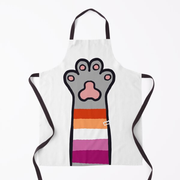 Item preview, Lesbian Flag Cat Paw designed and sold by divesca.