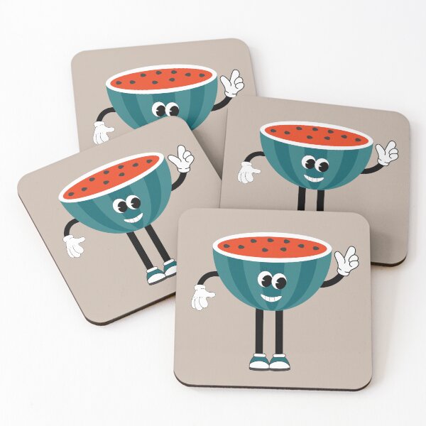 Item preview, Flat Design Illustration with Character Fun Watermelon designed and sold by AlginaPugachova.