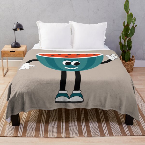 Item preview, Flat Design Illustration with Character Fun Watermelon designed and sold by AlginaPugachova.