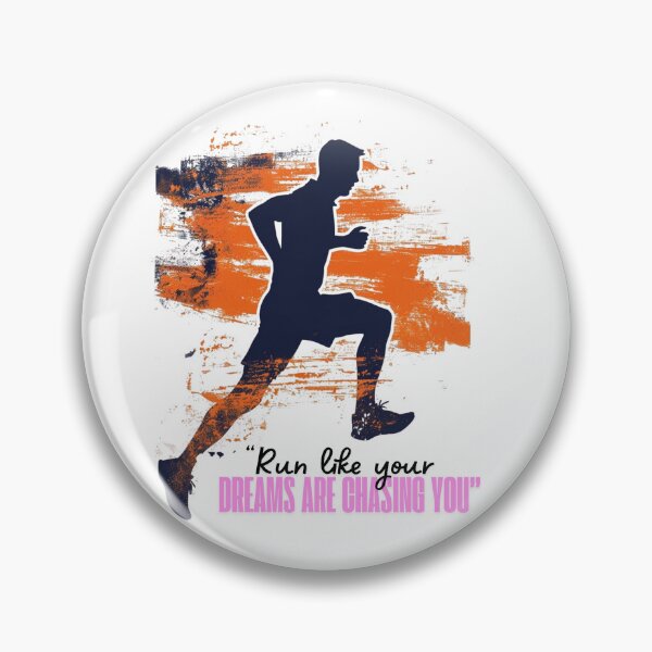 Item preview, Dreams Are Chasing You – Runner Motivational Art designed and sold by JenniferCreaArte .