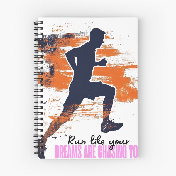 Item preview, Dreams Are Chasing You – Runner Motivational Art designed and sold by JenniferCreaArte .