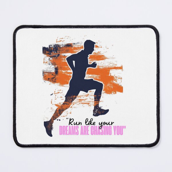 Item preview, Dreams Are Chasing You – Runner Motivational Art designed and sold by JenniferCreaArte .