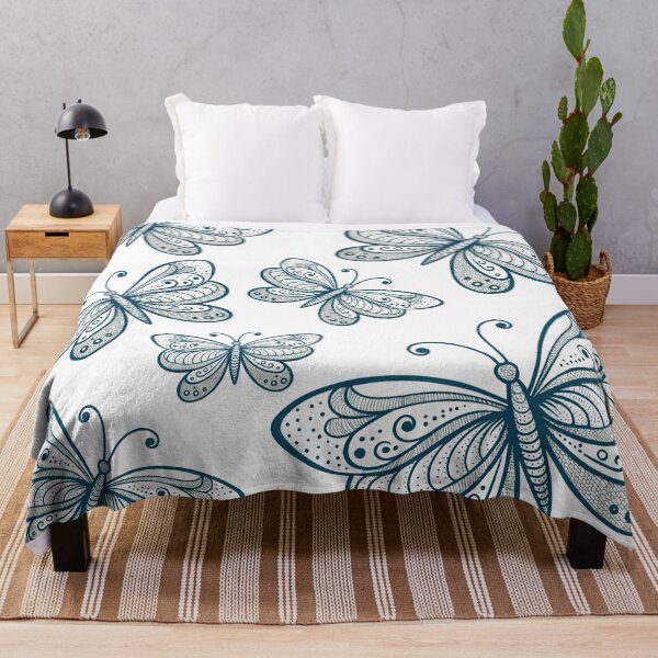 Item preview, Boho Line Art Butterfly Design – Minimal Aesthetic Nature Drawing designed and sold by PnrArtDesign.
