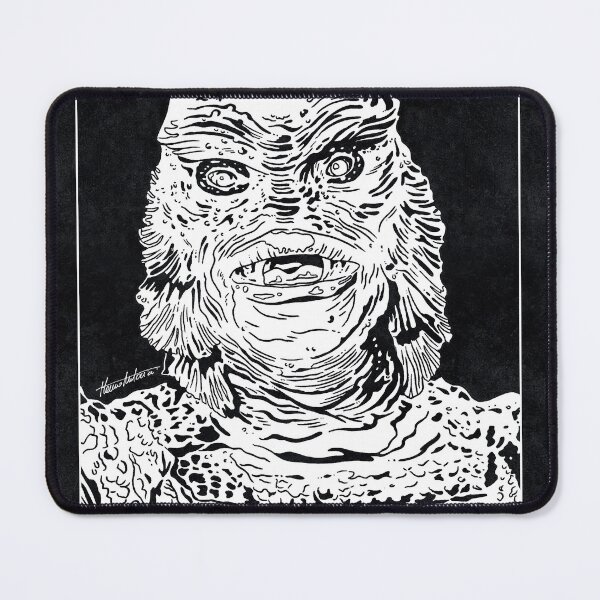 Item preview, CREATURE FROM THE BLACK LAGOON (Black and White) designed and sold by FamousWeirdosRB.