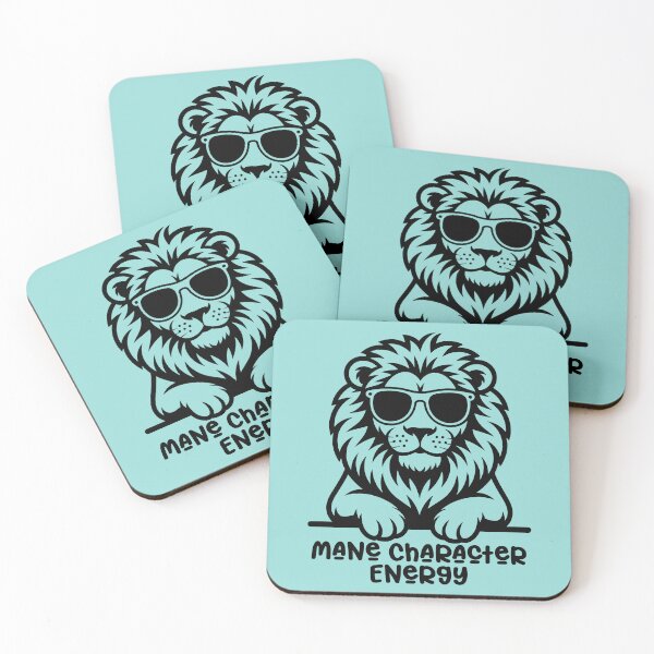 Item preview, Mane Character Lion with Sunglasses designed and sold by theartfulaspie.