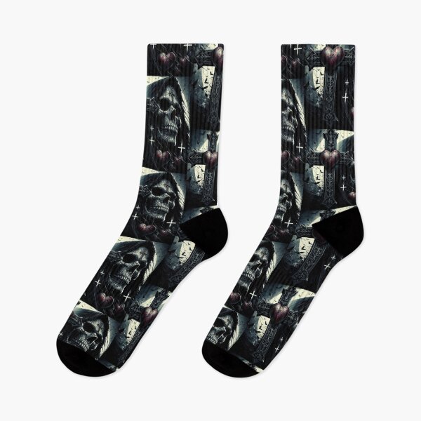 Item preview, Black Metal Rocker Art designed and sold by TheDarkWardrobe.
