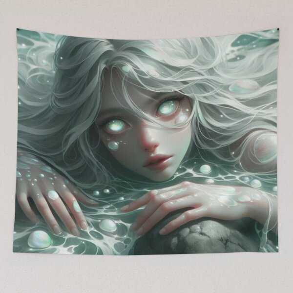 Item preview, Opalescent Mermaid designed and sold by Arcane Fantasy Art.