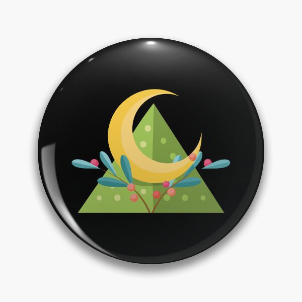 Item preview, Crescent moon with floral elements designed and sold by jazzydevil.