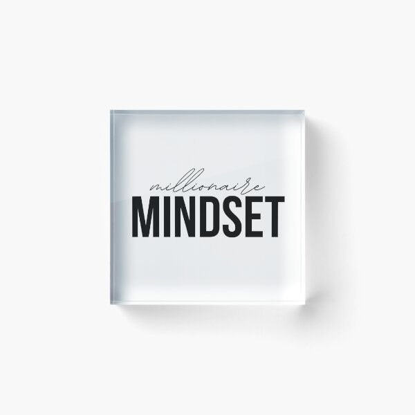 Item preview, Millionaire Mindset designed and sold by Agit.