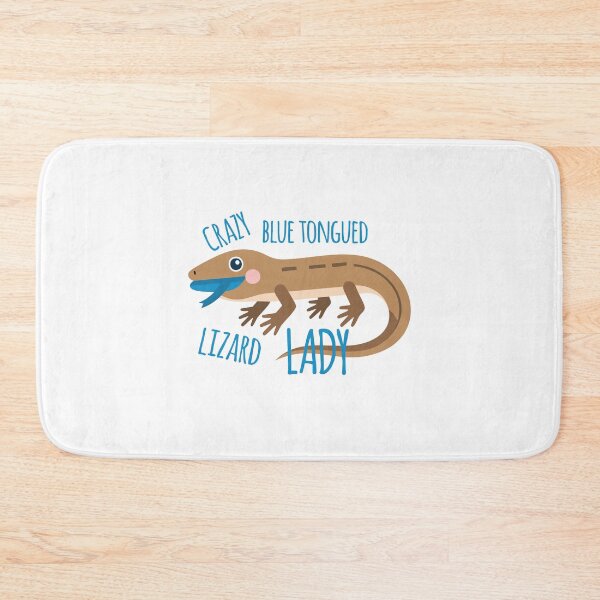 Item preview, Crazy Blue tongued lizard lady designed and sold by jazzydevil.
