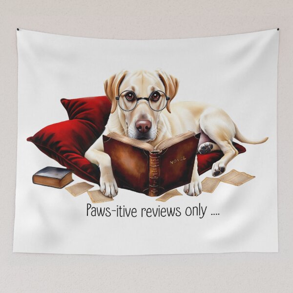 Item preview, Pawsitive Reviews Labrador Art designed and sold by NikkiBear67.