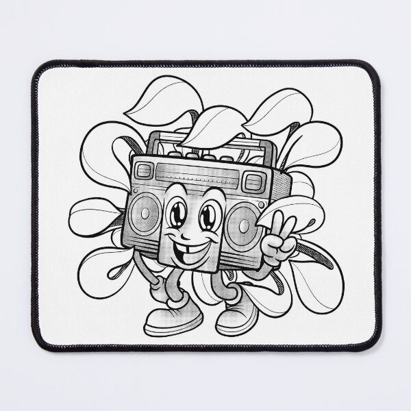 Item preview, Happy Ghettoblaster designed and sold by Anthologicart.