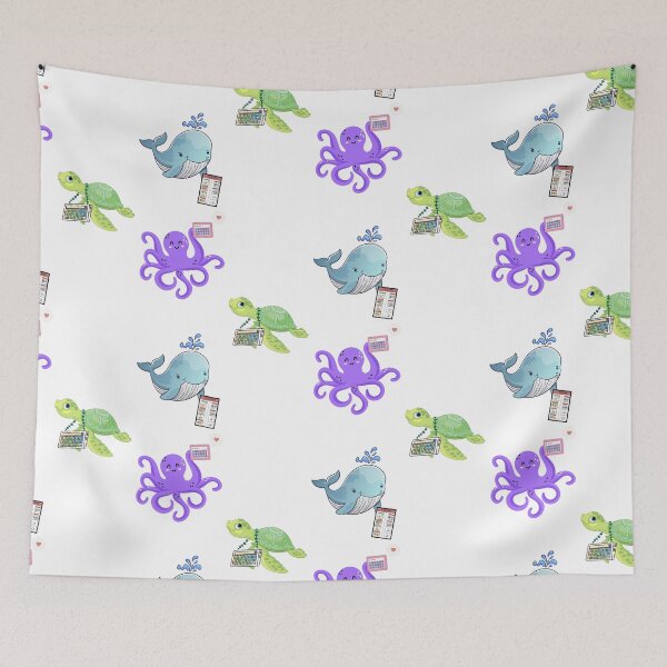 Item preview, AAC Sea Animals Sticker Pack - SLP, SPED, OT, PT designed and sold by slpallday.
