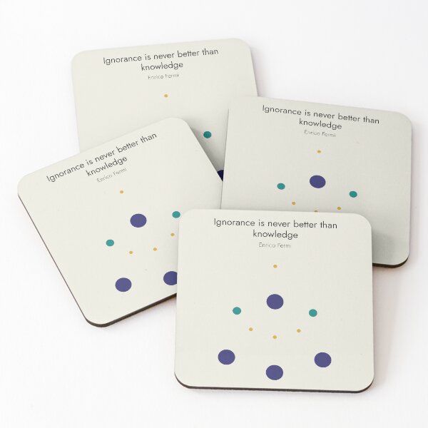 Item preview, Enrico Fermi Physics Minimalist Abstract Art Design designed and sold by kakarikihill.
