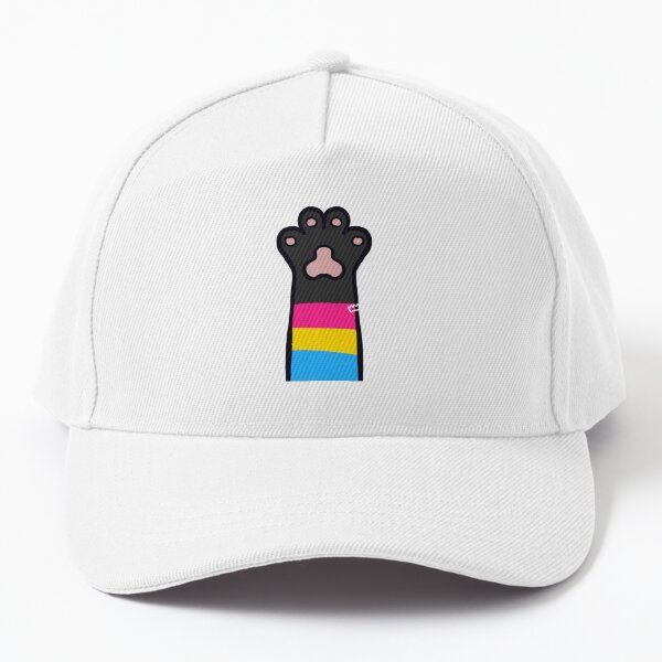 Aperçu de l'œuvre Patte de chat avec drapeau pansexuel créée et vendue par divesca.