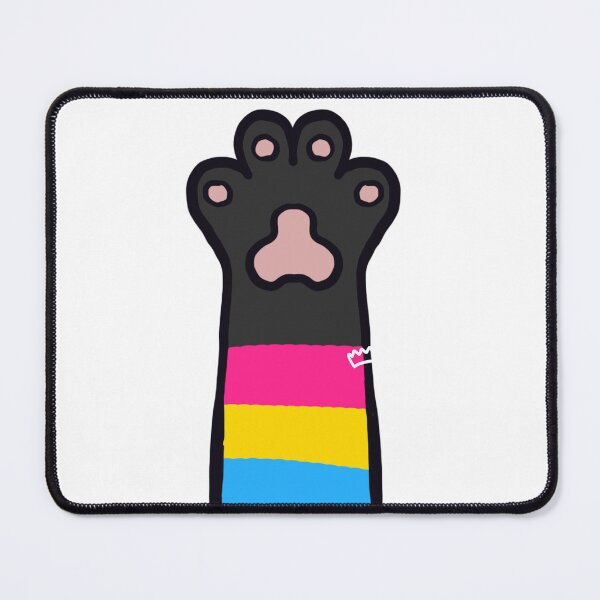 Item preview, Pansexual Flag Cat Paw designed and sold by divesca.