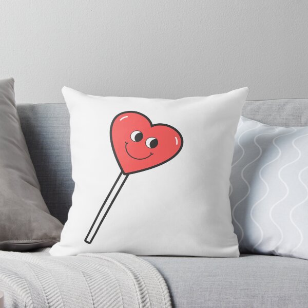 Item preview, Kawaii Heart-Shaped Lollipop – Sweet Love Candy Design designed and sold by Blueprint&co.