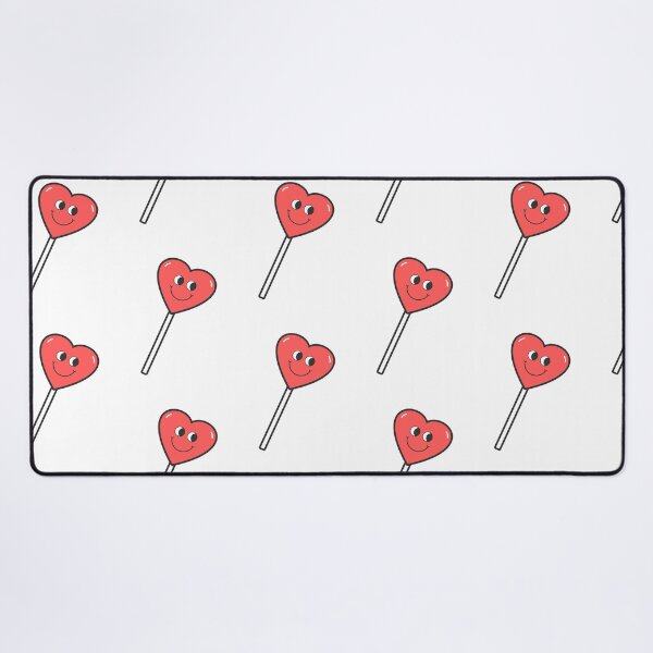Item preview, Kawaii Heart-Shaped Lollipop – Sweet Love Candy Design designed and sold by Blueprint&co.
