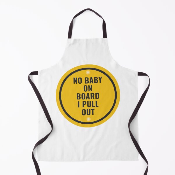 Item preview, No Baby on Board I Pull Out - Funny Bumper designed and sold by ZACK ART.
