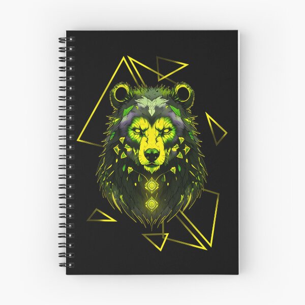 Item preview, Bear Neon Art - Yellow designed and sold by StefAnimal.