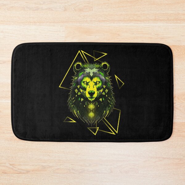 Item preview, Bear Neon Art - Yellow designed and sold by StefAnimal.