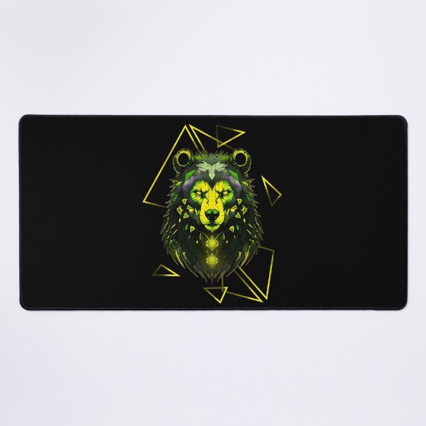 Item preview, Bear Neon Art - Yellow designed and sold by StefAnimal.