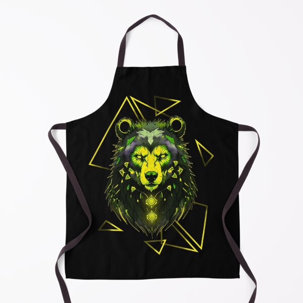 Item preview, Bear Neon Art - Yellow designed and sold by StefAnimal.