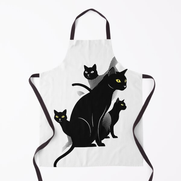 Item preview, Four My stic Black Cats Gaze designed and sold by Ink & Quip.