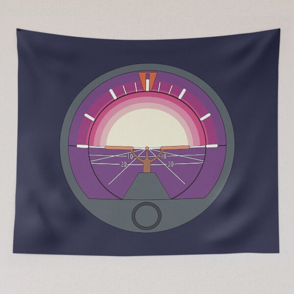 Item preview, Attitude Indicator Sunrise Aviation Design designed and sold by skye-studio.