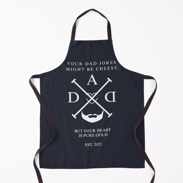 Item preview, Cheesy Dad Jokes, Pure Gold Heart - Funny Dad Quote Est.2025 designed and sold by azersan.