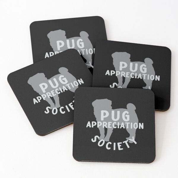 Item preview, pug appreciation society designed and sold by jazzydevil.