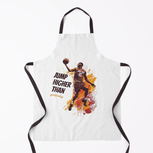 Item preview, Jump Higher Than Yesterday – Motivational Basketball Art designed and sold by JenniferCreaArte .